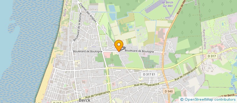 localisation de l'entreprise SCI PHILMAR OPALE à BERCK