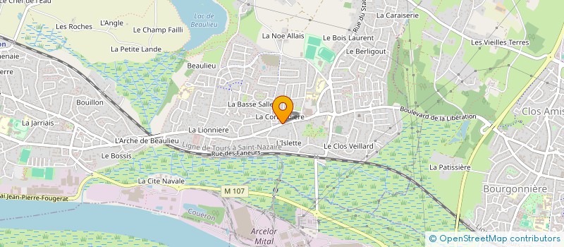 localisation de l'entreprise SCI PHILMER à COUERON
