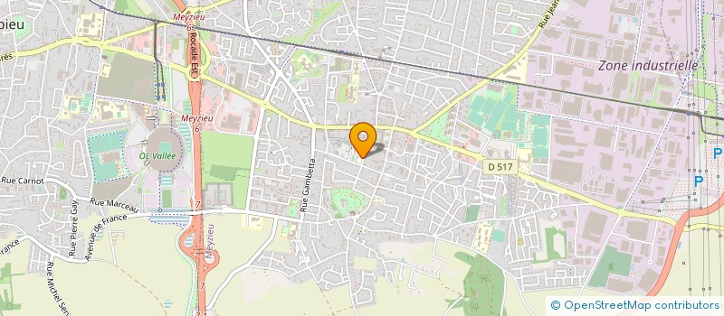 localisation de l'entreprise SCI PHILNAD  MEYZIEU