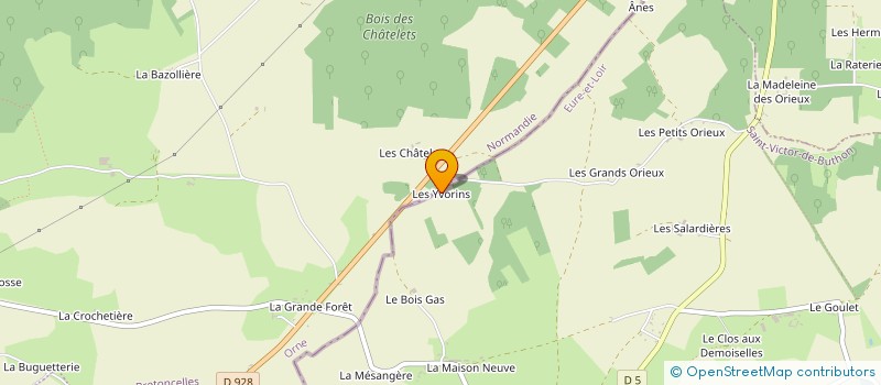 localisation de l'entreprise SCI PHILNAT à SAINT-VICTOR-DE-BUTHON