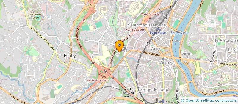 localisation de l'entreprise SCI PHILOCHA  ECULLY