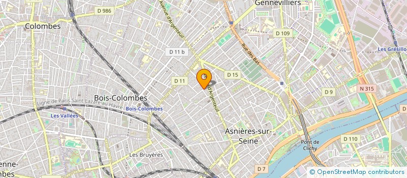 localisation de l'entreprise SCI PHILOCLEME à ASNIERES-SUR-SEINE
