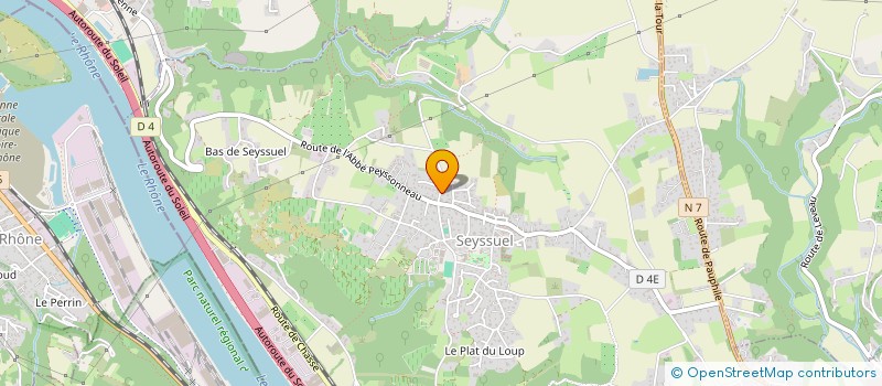 localisation de l'entreprise SCI PHILOD  SEYSSUEL