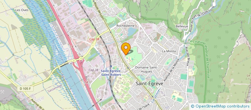 localisation de l'entreprise SCI PHILOGER  SAINT-EGREVE