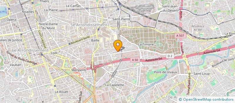 localisation de l'entreprise SCI PHILOJU à MARSEILLE