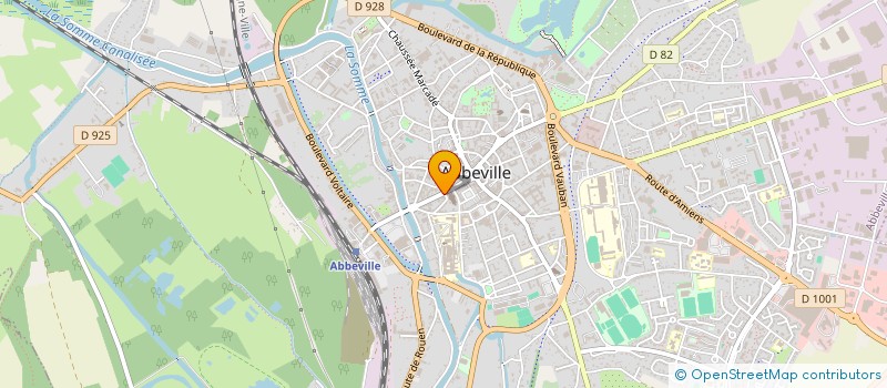 localisation de l'entreprise SCI PHILOLY à ABBEVILLE