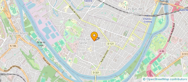 localisation de l'entreprise SCI PHILOMENE  CROISSY-SUR-SEINE