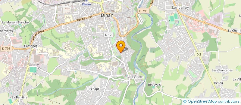 localisation de l'entreprise SCI PHILOMENE  DINAN