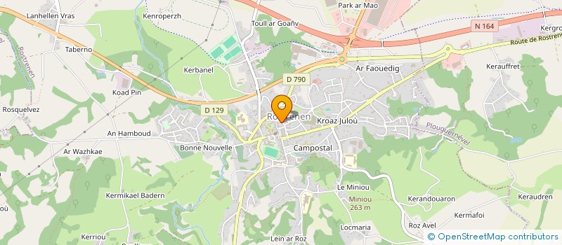 localisation de l'entreprise SCI PHILOMENE à KERGRIST-MOELOU
