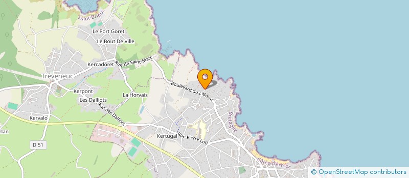 localisation de l'entreprise SCI PHILOMENE  SAINT-QUAY-PORTRIEUX