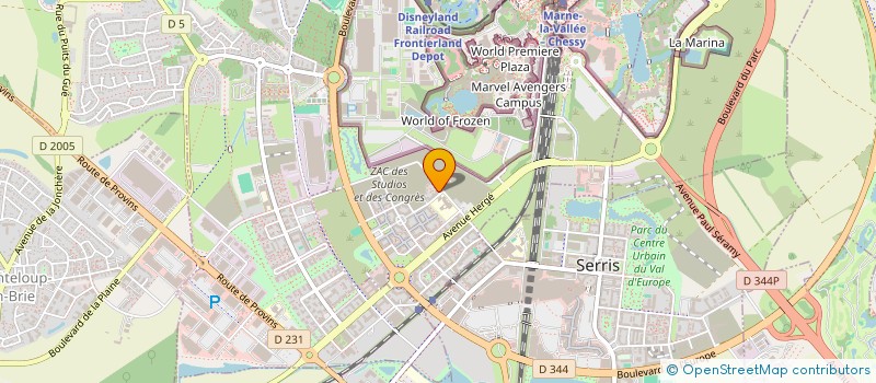 localisation de l'entreprise SCI PHILOR  CHESSY