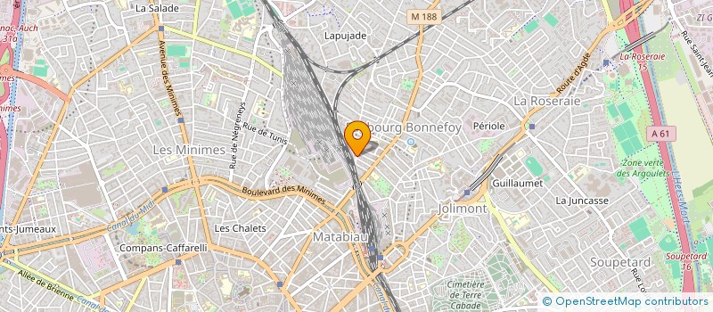 localisation de l'entreprise SCI PHILOSOPHE à TOULOUSE