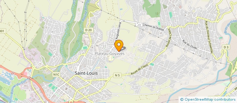 localisation de l'entreprise SCI PHILOTEE  SAINT-LOUIS