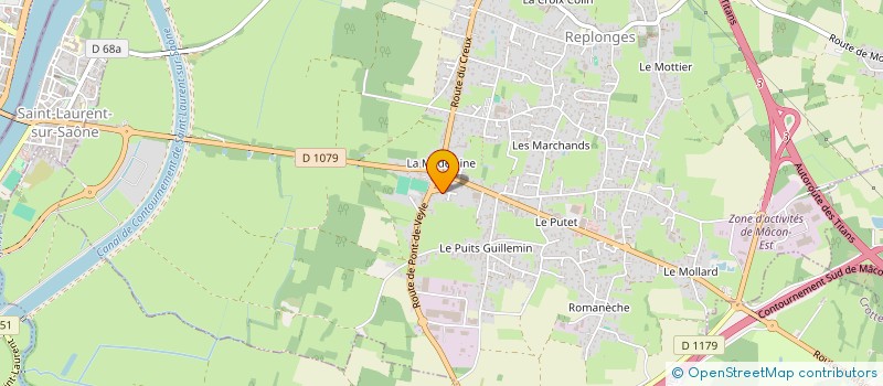 localisation de l'entreprise SCI PHILOUANT à REPLONGES