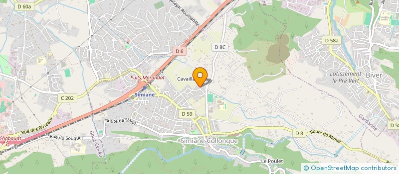 localisation de l'entreprise SCI PHILPAPI  SIMIANE-COLLONGUE