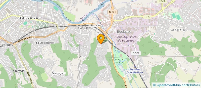 localisation de l'entreprise SCI PHILPATH  BOULAZAC ISLE MANOIRE