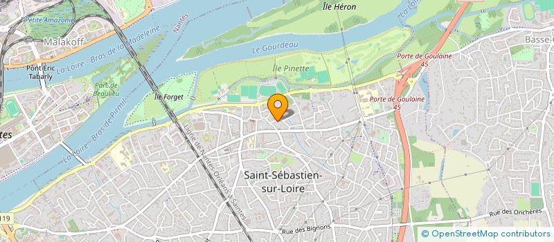 localisation de l'entreprise SCI PHILPEG à SAINT-SEBASTIEN-SUR-LOIRE