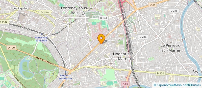 localisation de l'entreprise SCI PHILROCCA à NOGENT-SUR-MARNE