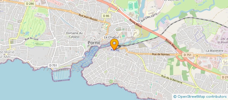 localisation de l'entreprise SCI PHILROSE  PORNIC