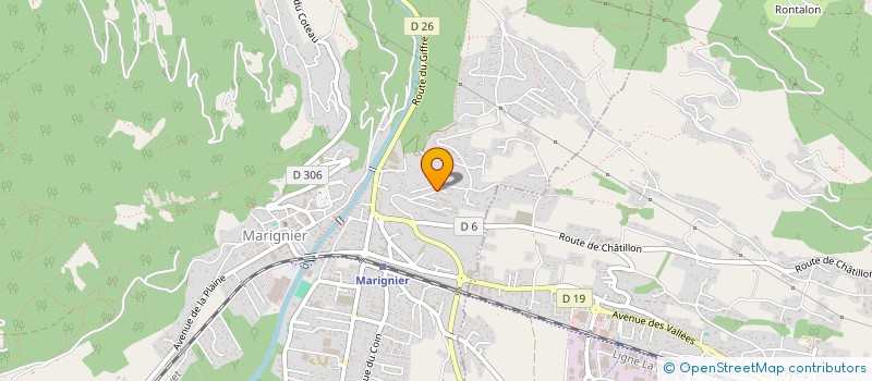 localisation de l'entreprise SCI PHILTINE  MARIGNIER