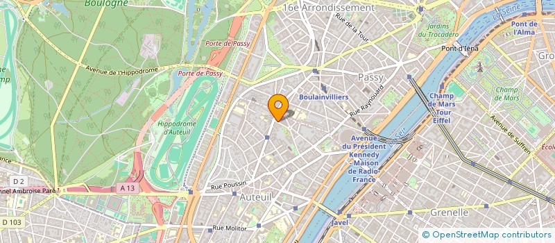 localisation de l'entreprise SCI PHILTORIN  PARIS