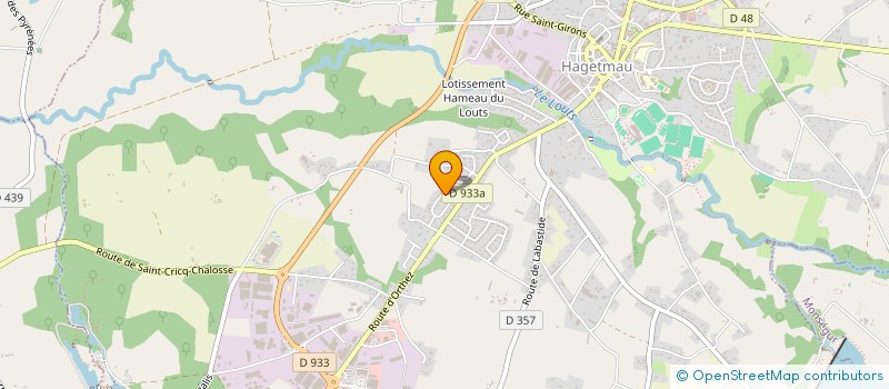 localisation de l'entreprise SCI PHILUCEE  HAGETMAU