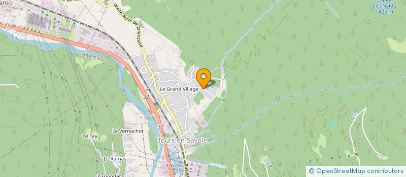 localisation de l'entreprise SCI PHILUSTE  TOURS EN SAVOIE