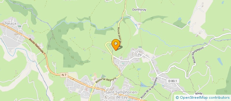 localisation de l'entreprise SCI PHILYKA  LAY