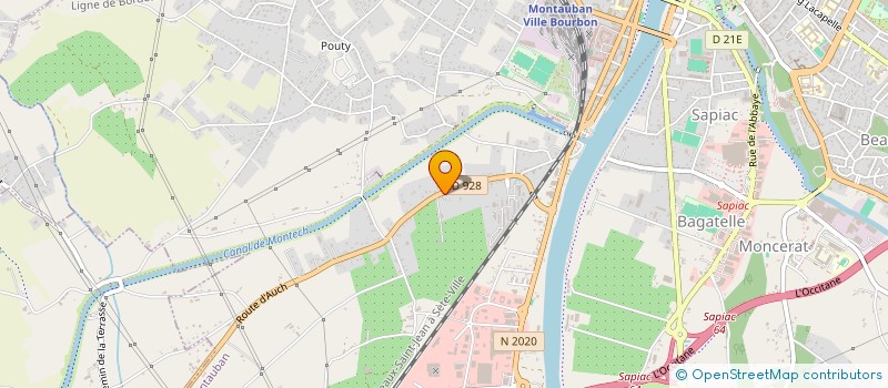 localisation de l'entreprise SCI PHIMA  MONTAUBAN