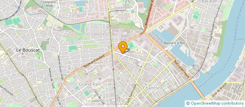 localisation de l'entreprise SCI PHIMALO  BORDEAUX