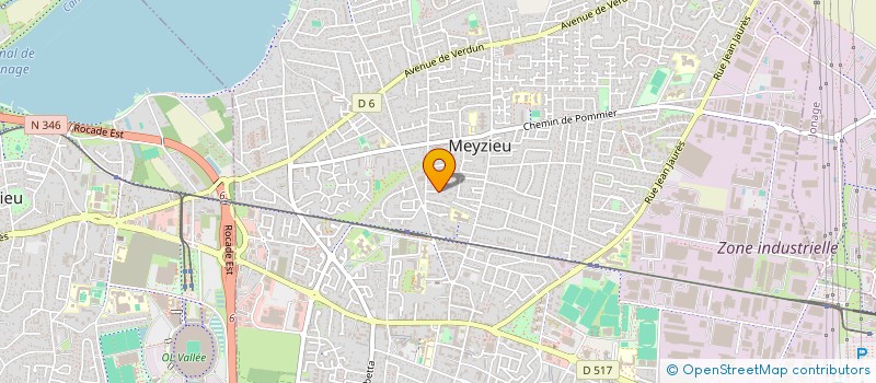 localisation de l'entreprise SCI PHIMANIAL  MEYZIEU