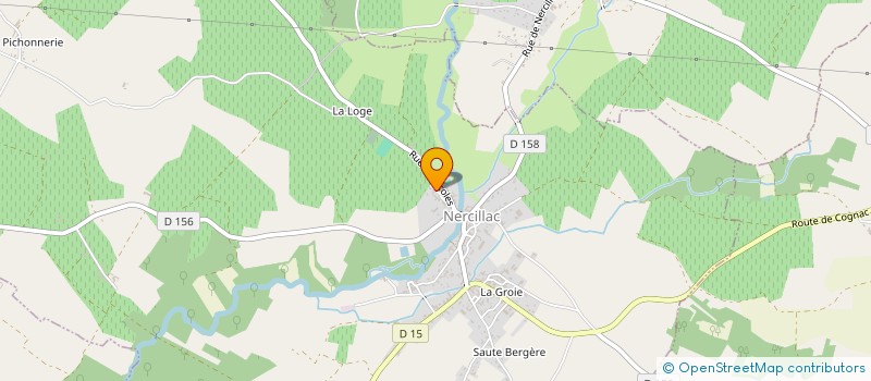 localisation de l'entreprise SCI PHIMAQUEVA à NERCILLAC