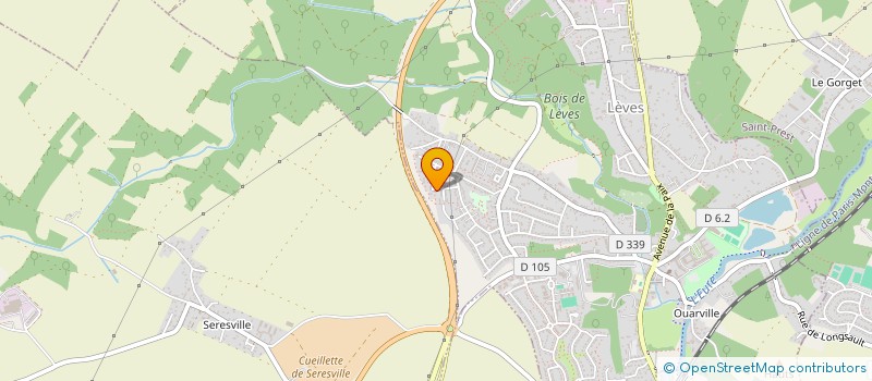 localisation de l'entreprise SCI PHIMARSEV à LEVES