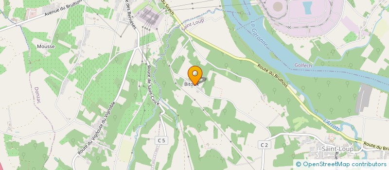 localisation de l'entreprise SCI PHIMO4  SAINT-LOUP