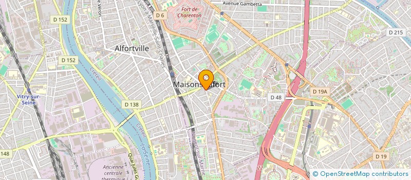 localisation de l'entreprise SCI PHIMONI à MAISONS-ALFORT