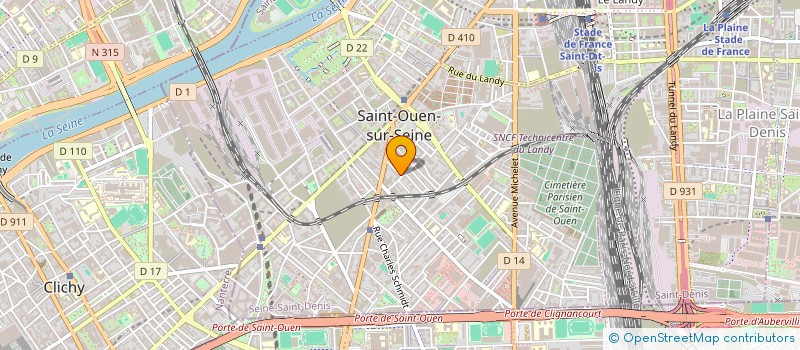 localisation de l'entreprise SCI PHIMOVIC à SAINT-OUEN-SUR-SEINE