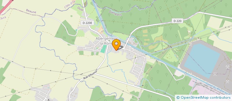 localisation de l'entreprise SCI PHIMU  ABERGEMENT-LA-RONCE