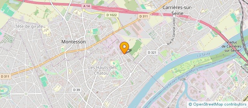 localisation de l'entreprise SCI PHINA SOMME  CHATOU