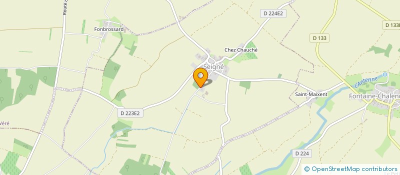 localisation de l'entreprise SCI PHINACOMA  SEIGNE