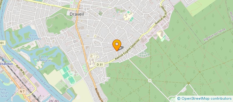 localisation de l'entreprise SCI PHINAFRAJE à DRAVEIL
