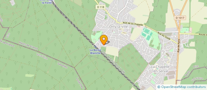 localisation de l'entreprise SCI PHINAT  ORRY-LA-VILLE