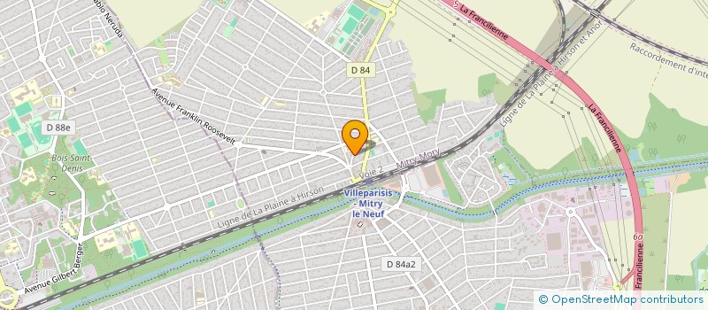 localisation de l'entreprise SCI PHINATH  MITRY-MORY