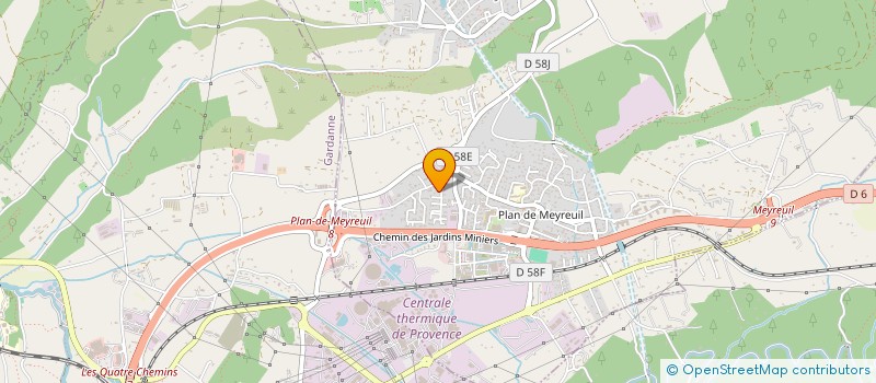 localisation de l'entreprise SCI PHINEJOR  MEYREUIL