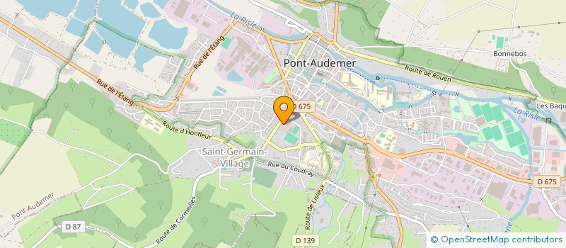 localisation de l'entreprise SCI PHIOLINE à PONT-AUDEMER