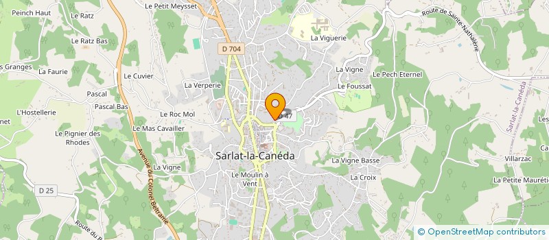 localisation de l'entreprise SCI PHIPASOLISTE à SARLAT-LA-CANEDA