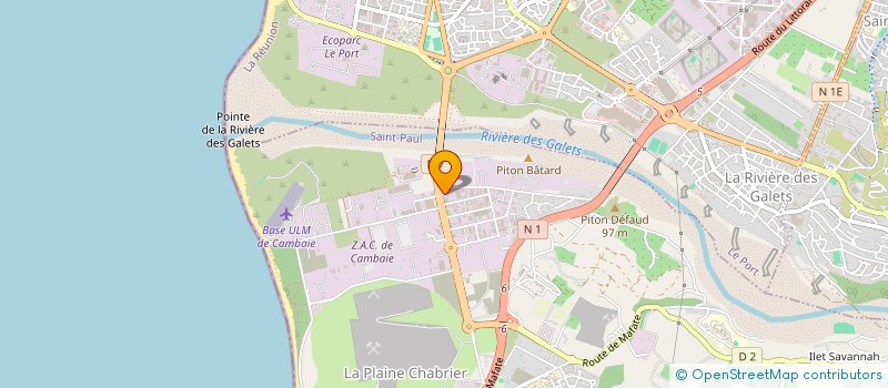 localisation de l'entreprise SCI PHIPAT à SAINT-PAUL