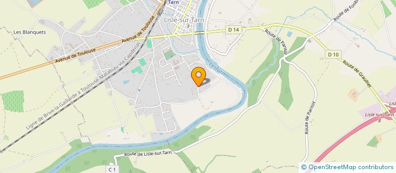 localisation de l'entreprise SCI PHIPATCOUF à LISLE-SUR-TARN