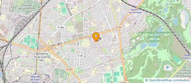 localisation de l'entreprise SCI PHIPECO  STAINS