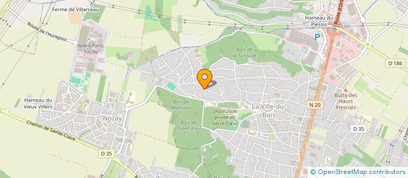 localisation de l'entreprise SCI PHIPHIFISH à LA VILLE-DU-BOIS