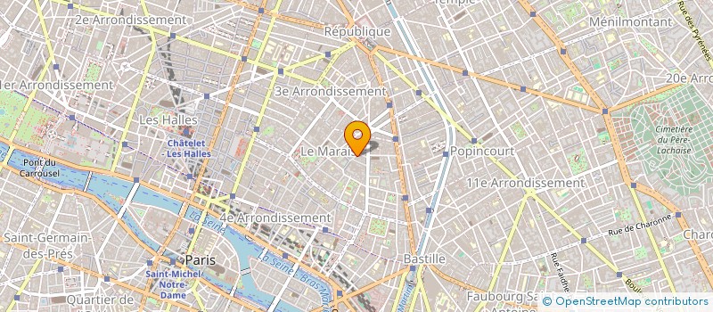 localisation de l'entreprise SCI PHIPI  PARIS